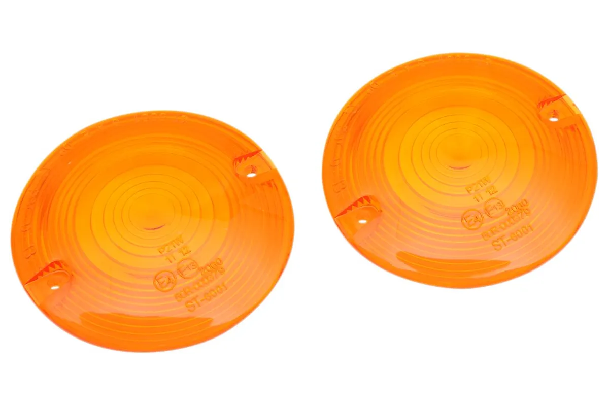 LENS T/S FLHT AMBR DOT