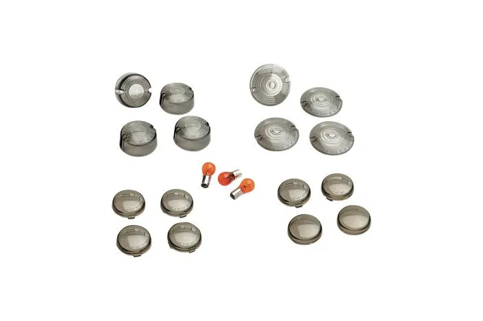 SMOKED FLAT LENS 86-12