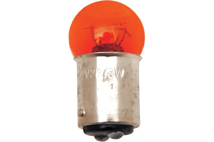BULB 2FIL 23/8W 12V AMBR