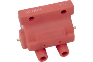 COIL MOLDED 3 OHM RED