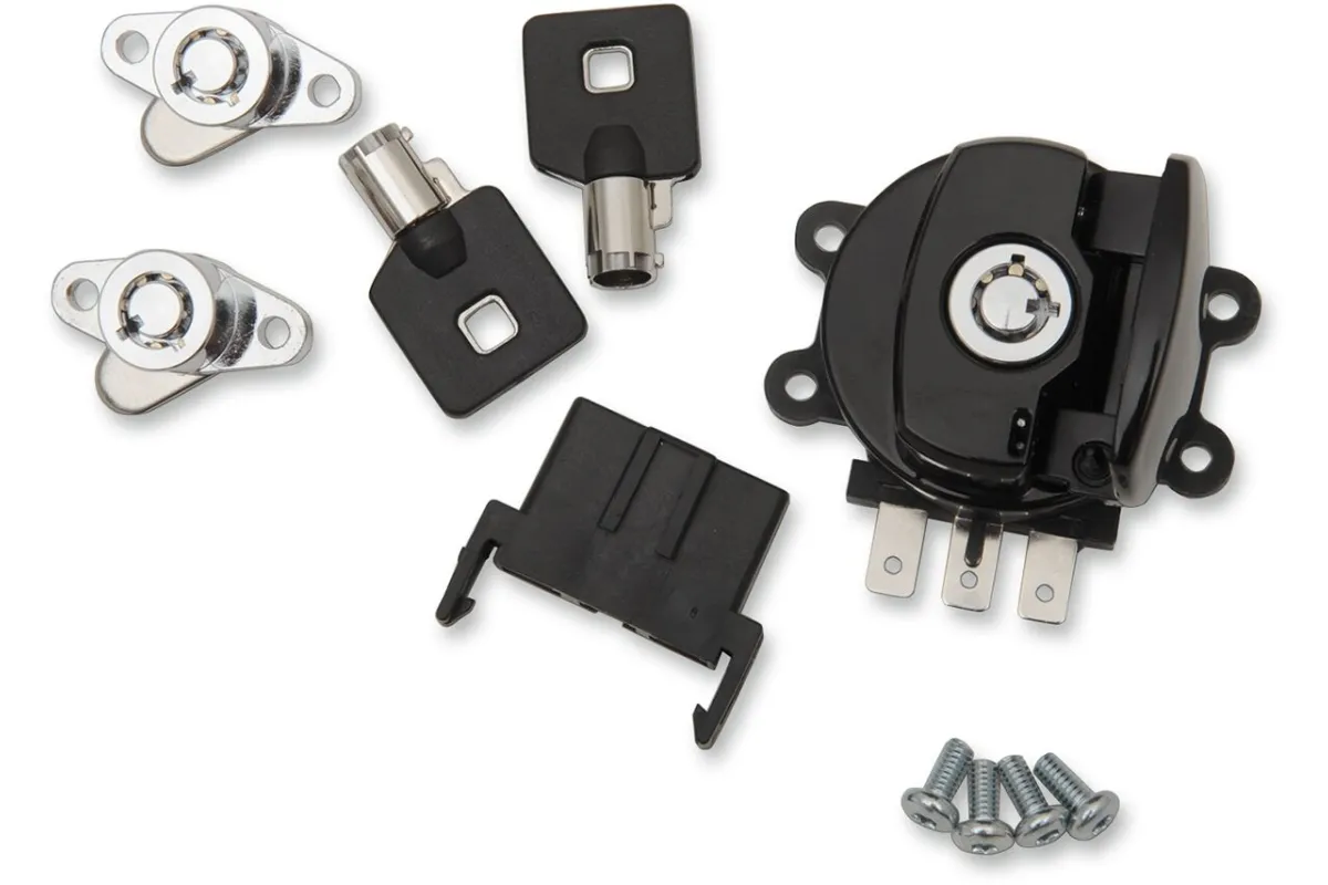 SWITCH IGN W/SB LOCKS BLK