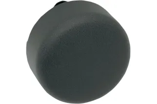 COVER HORN RND BLK WRKL