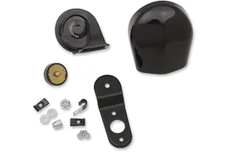 HORN KIT 91-22 BLK COVER