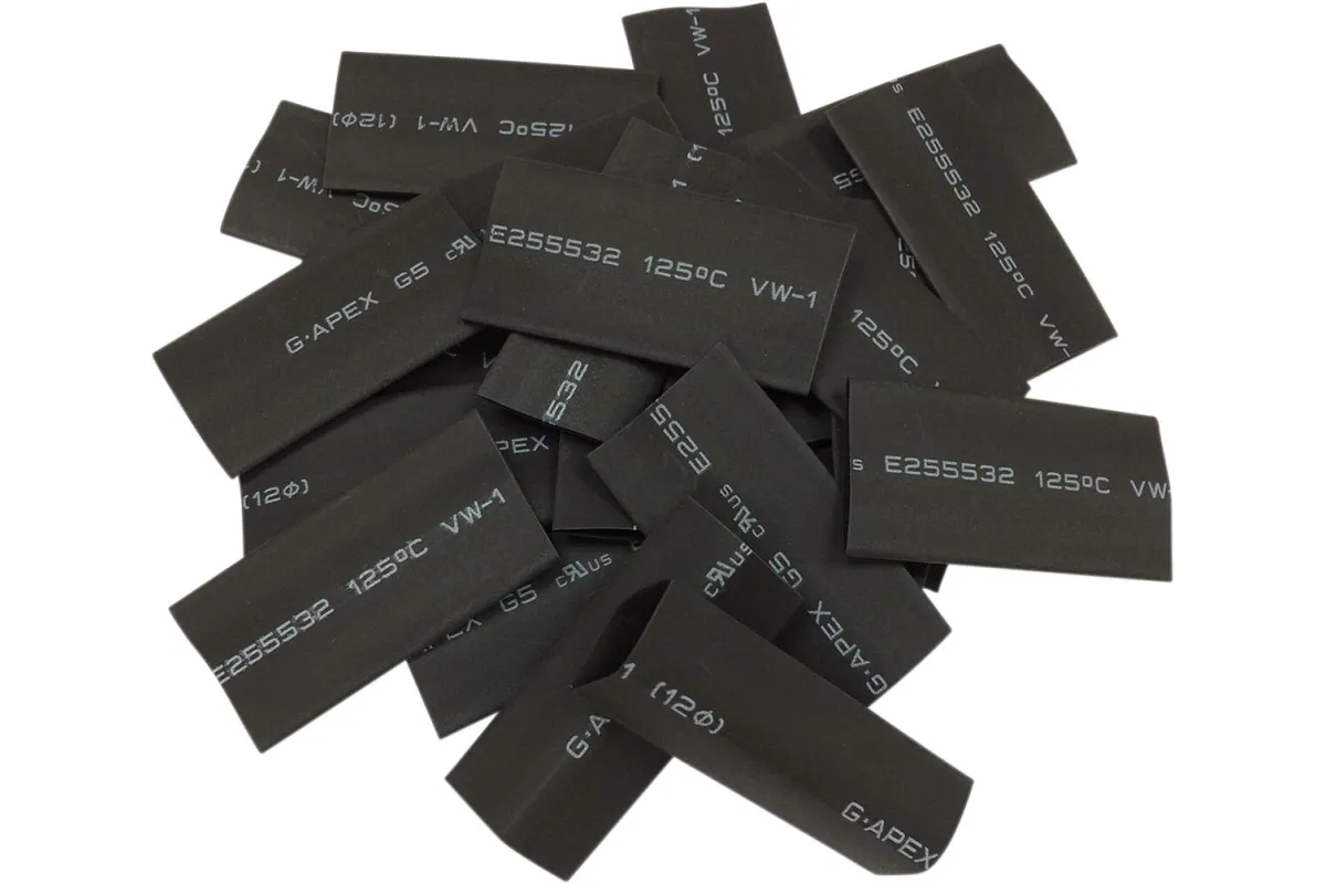 TUBE HT SHRK BLK 25PK