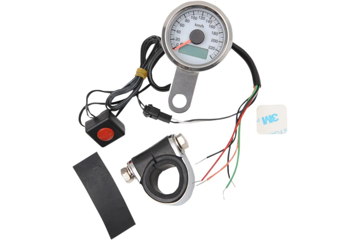 SPEEDO 1.87PRO WHT KM/H