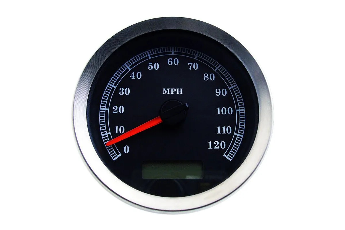 SPEEDOMETER BLK MPH 404-