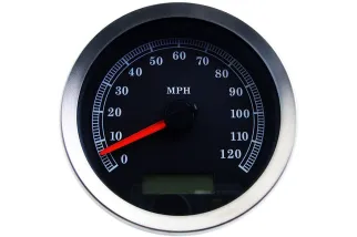 SPEEDOMETER BLK MPH 404-