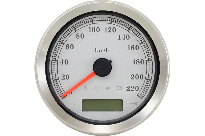 SPEEDOMETER SILVER KPH 4 04-