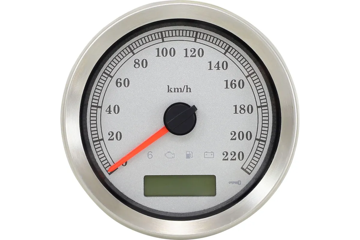 SPEEDOMETER SILVER KPH 4 04-