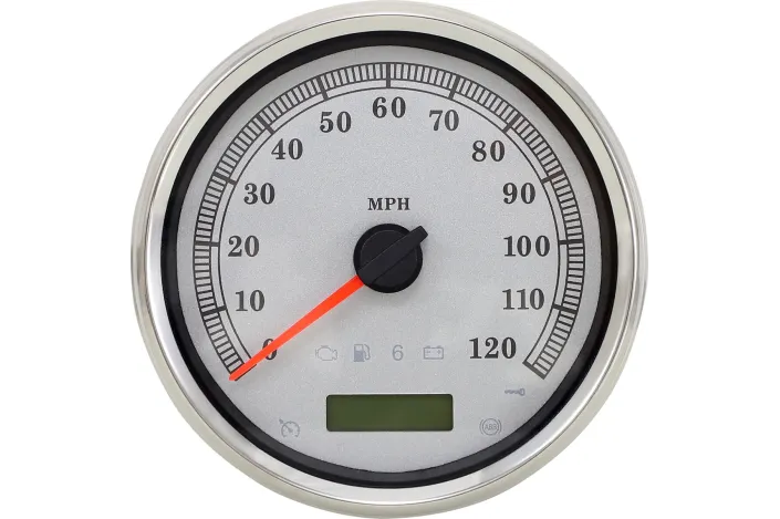 SPEEDOMETER SLVR MPH 5