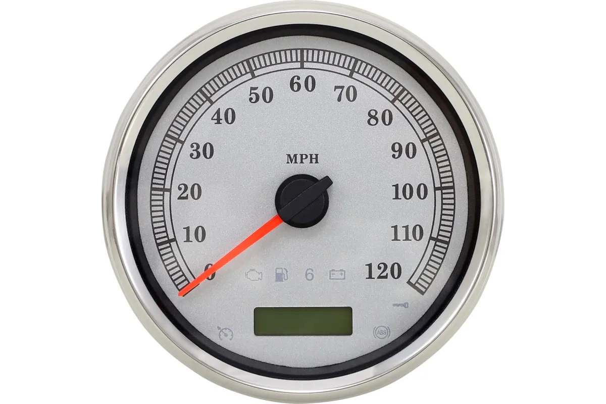 SPEEDOMETER SLVR MPH 5