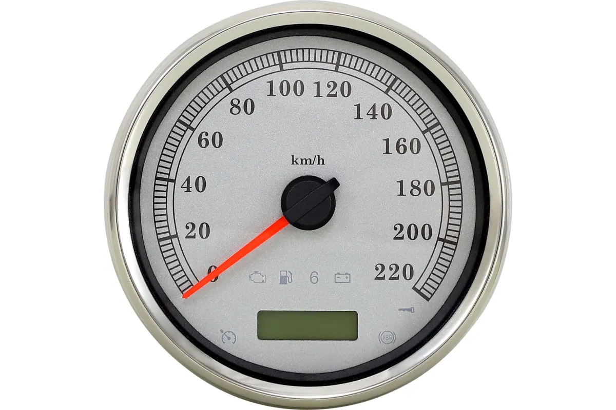 SPEEDOMETER SILVER KPH 5