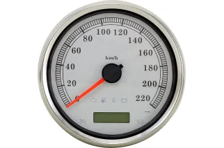 SPEEDOMETER SILVER KPH 5