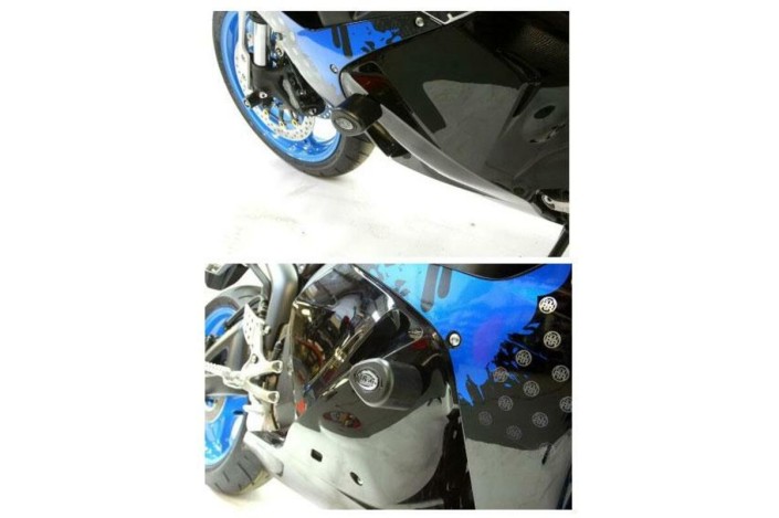 Tampons de protection R&G RACING Aero noir Honda CBR600RR