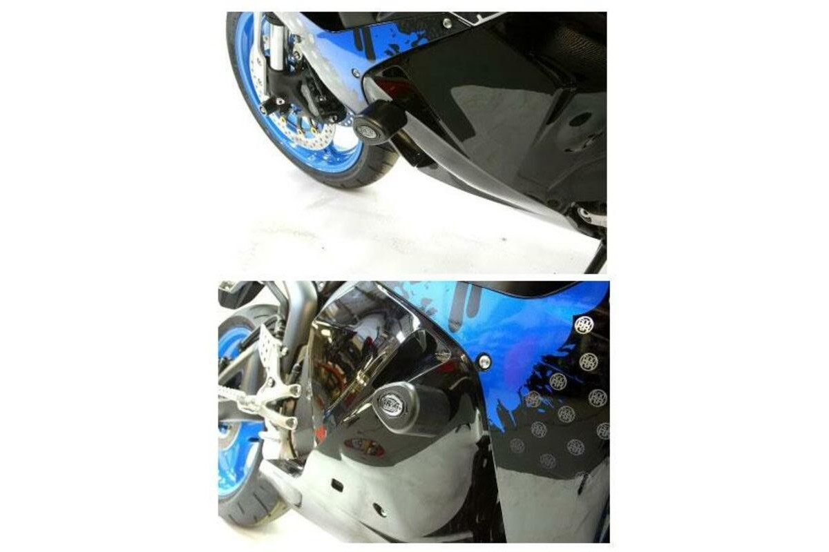 Tampons de protection R&G RACING Aero noir Honda CBR600RR Tampons de protection R&G RACING Aero noir Honda CBR600RR