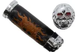 CHR SKULL GRIP W/RED EYES