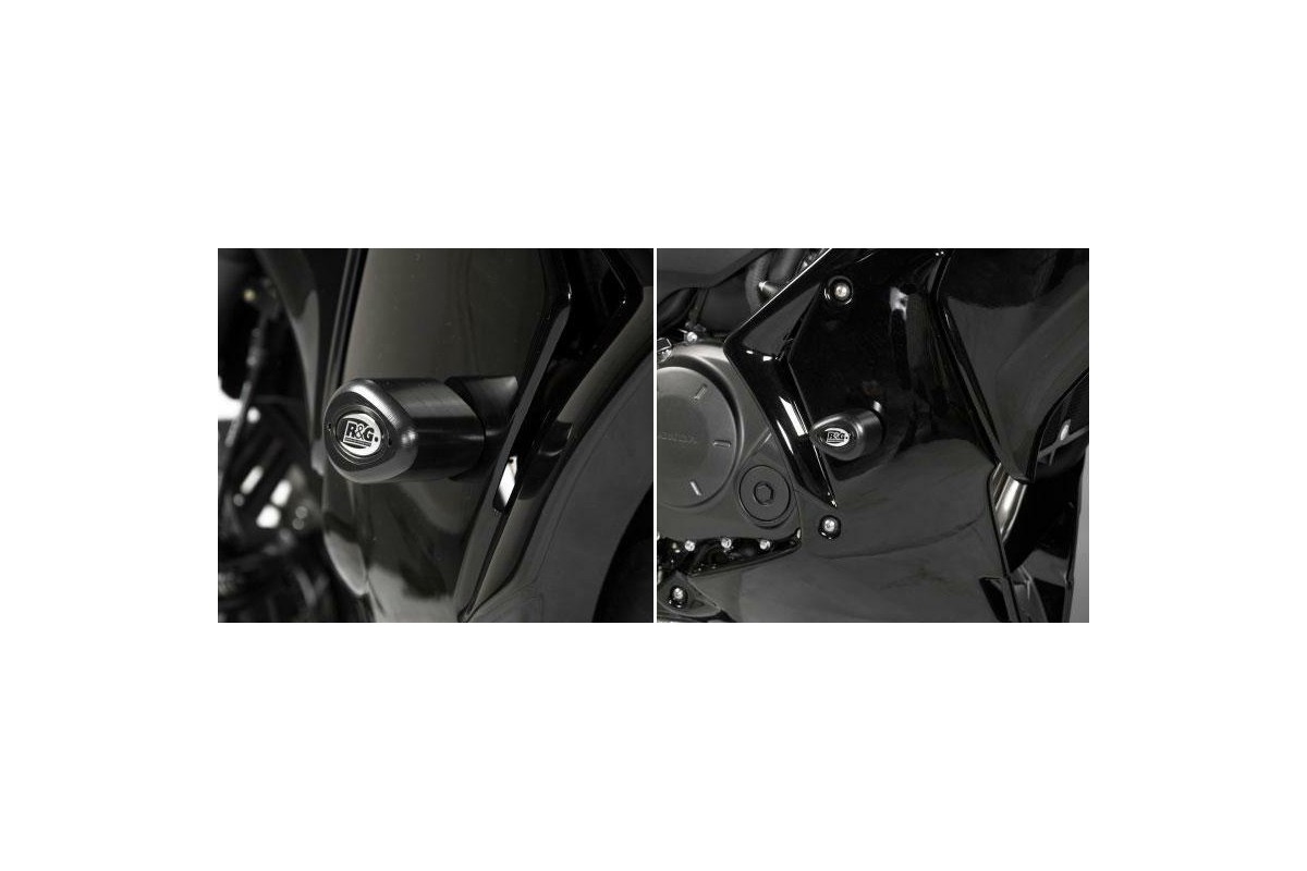 Tampons de protection R&G RACING Aero noir Honda CBF1000F/Travel