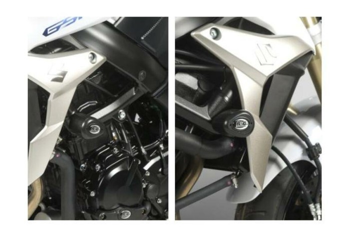 Tampons de protection R&G RACING Aero noir Suzuki GSR 750