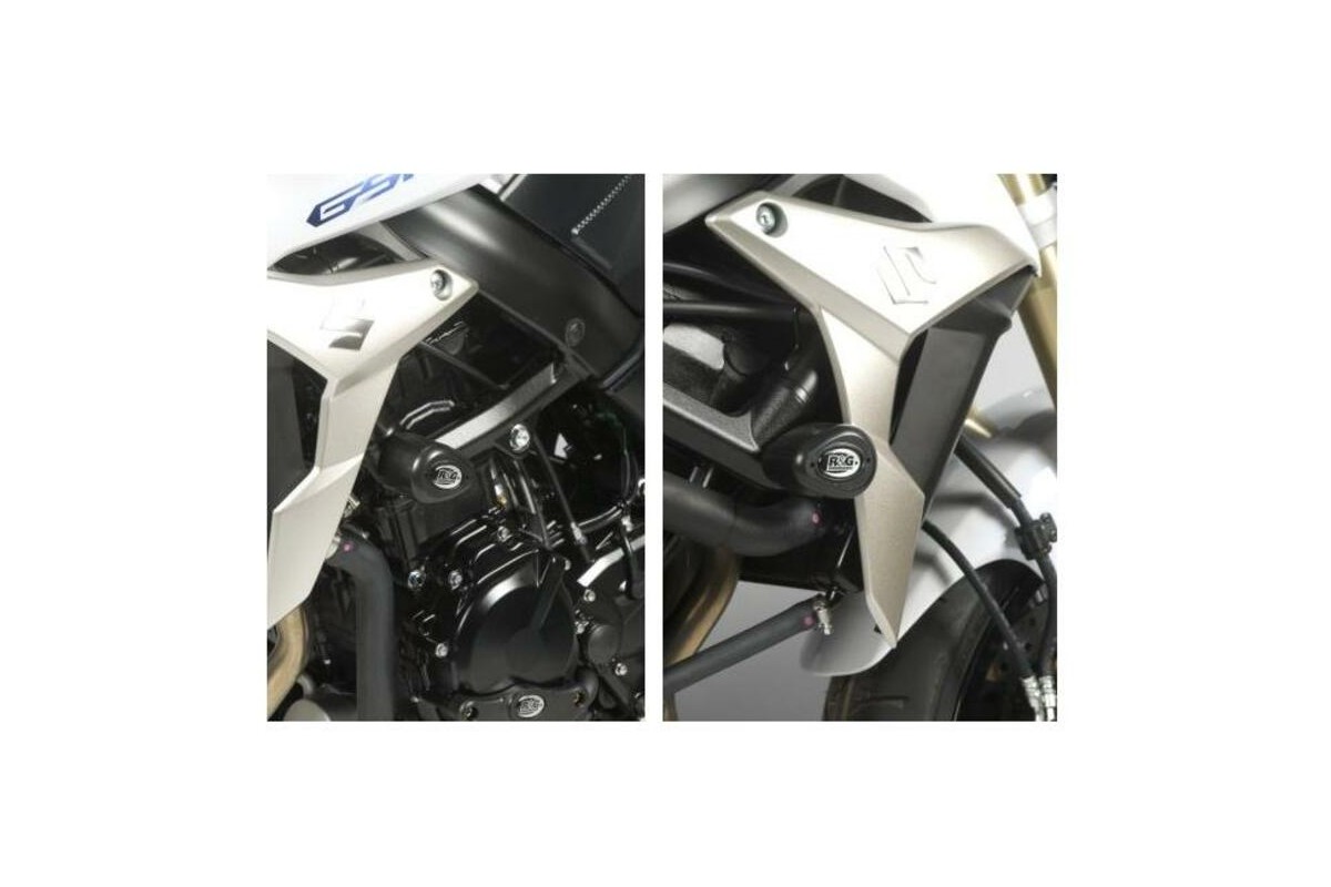 Tampons de protection R&G RACING Aero noir Suzuki GSR 750