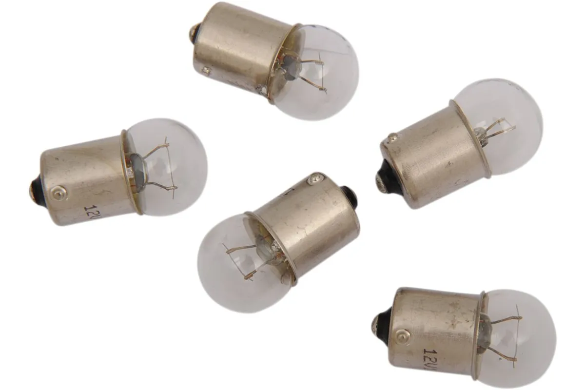 10W CLEAR BULBS 5-PK