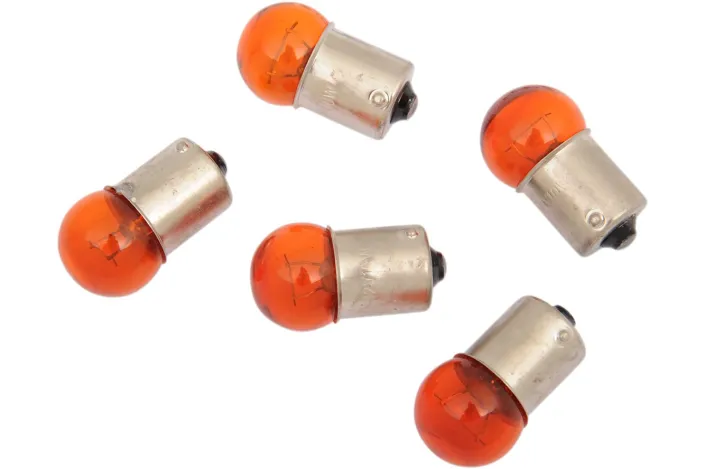 10W AMBER BULBS 5-PK