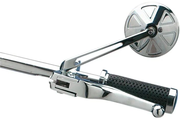 ROUND MIRROR W/LONG STEM