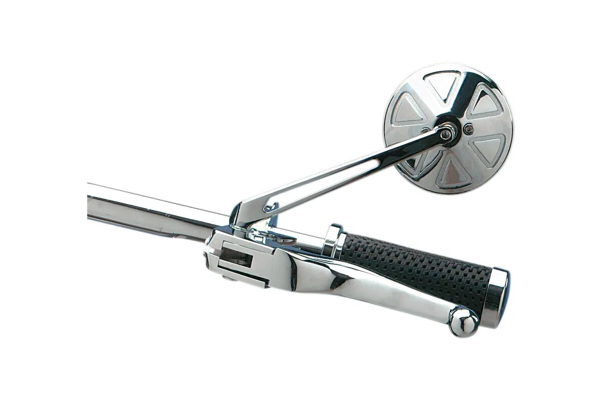 ROUND MIRROR W/LONG STEM