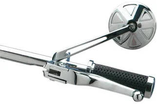 ROUND MIRROR W/LONG STEM