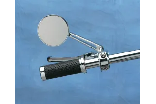 ROUND MIRROR W/LONG STEM