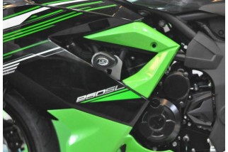 Tampons de protection R&G RACING Aero noir Kawasaki Ninja 250SL