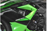 Tampons de protection R&G RACING Aero noir Kawasaki Ninja 250SL