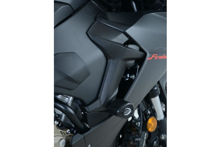 Tampons de protection R&G RACING Aero noir sans percage Honda CBR1000RR