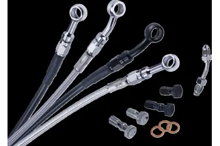 BRAKE LINE UPPER BLACK +8