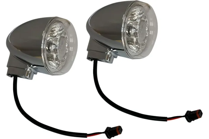 Light Rear Turn Signal Chrome 