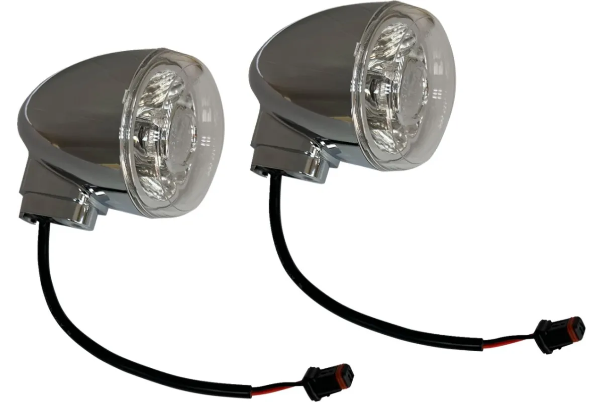 Light Rear Turn Signal Chrome 