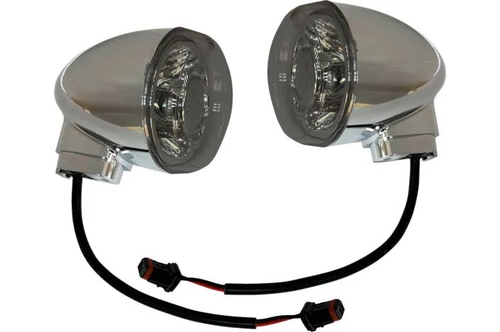 Light Rear Turn Signal Chrome 