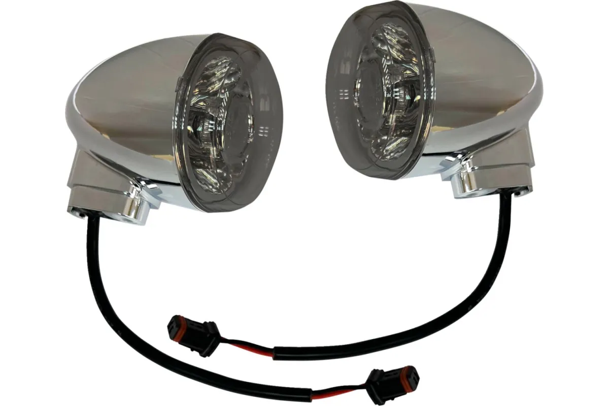 Light Rear Turn Signal Chrome 