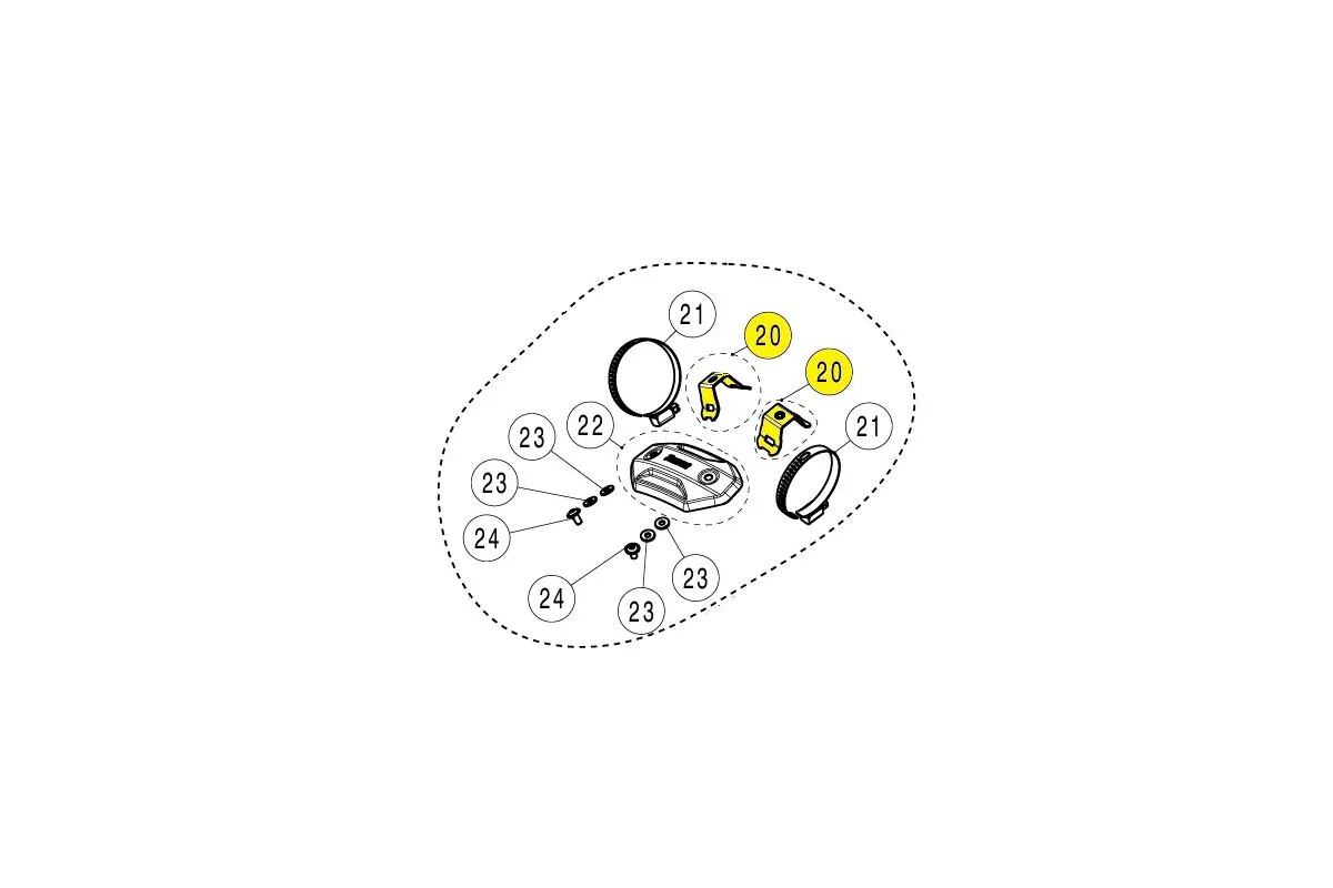 BRACKET STAINLESS STEEL TRIUMP