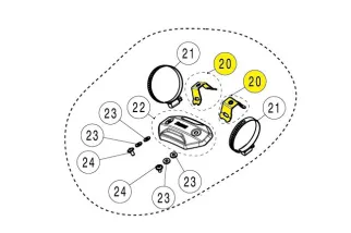 BRACKET STAINLESS STEEL TRIUMP