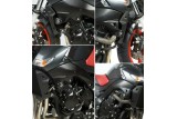 Tampons de protection R&G RACING Aero noir Suzuki GSR600/BMW S1000RR