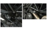 Tampons de protection R&G RACING Aero noir Ducati Diavel