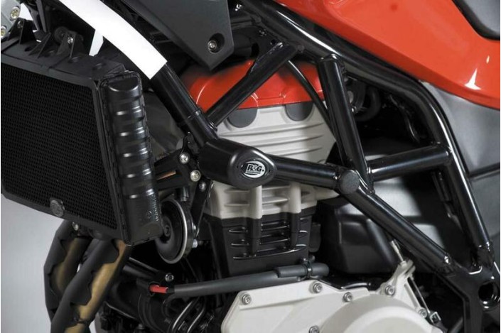 Tampons de protection R&G RACING Aero noir Husqvarna Nuda 900