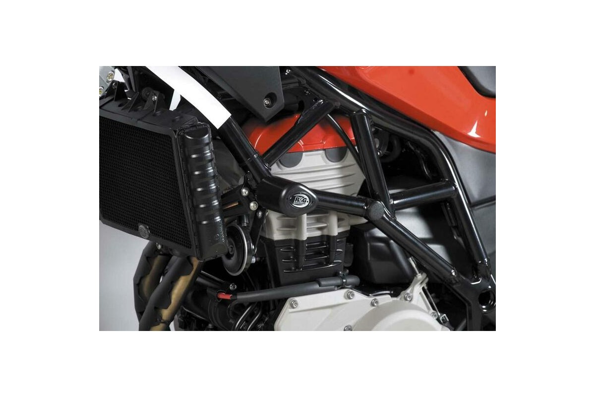 Tampons de protection R&G RACING Aero noir Husqvarna Nuda 900