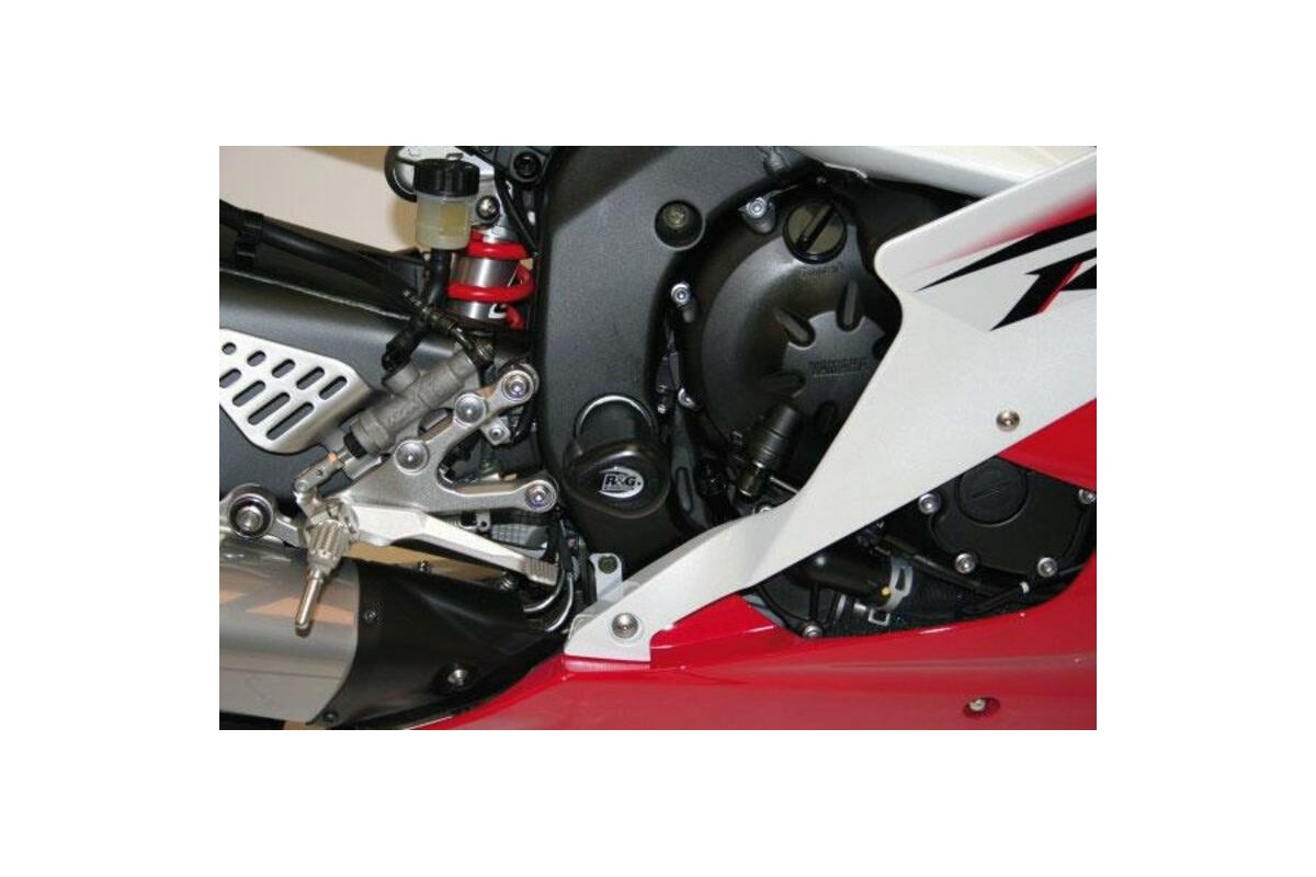 Tampons de protection inférieurs R&G RACING Aero noir Yamaha YZF-R6