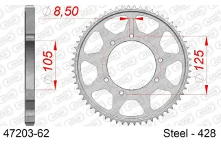 Couronne AFAM acier standard 47203 - 428