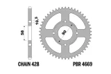 Couronne PBR acier C45 standard 4669 - 428