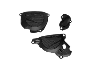 Kit de protections de carters d'embrayage et d'allumage POLISPORT