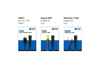 Câble d'alimentation USB-C QUAD LOCK Cycle