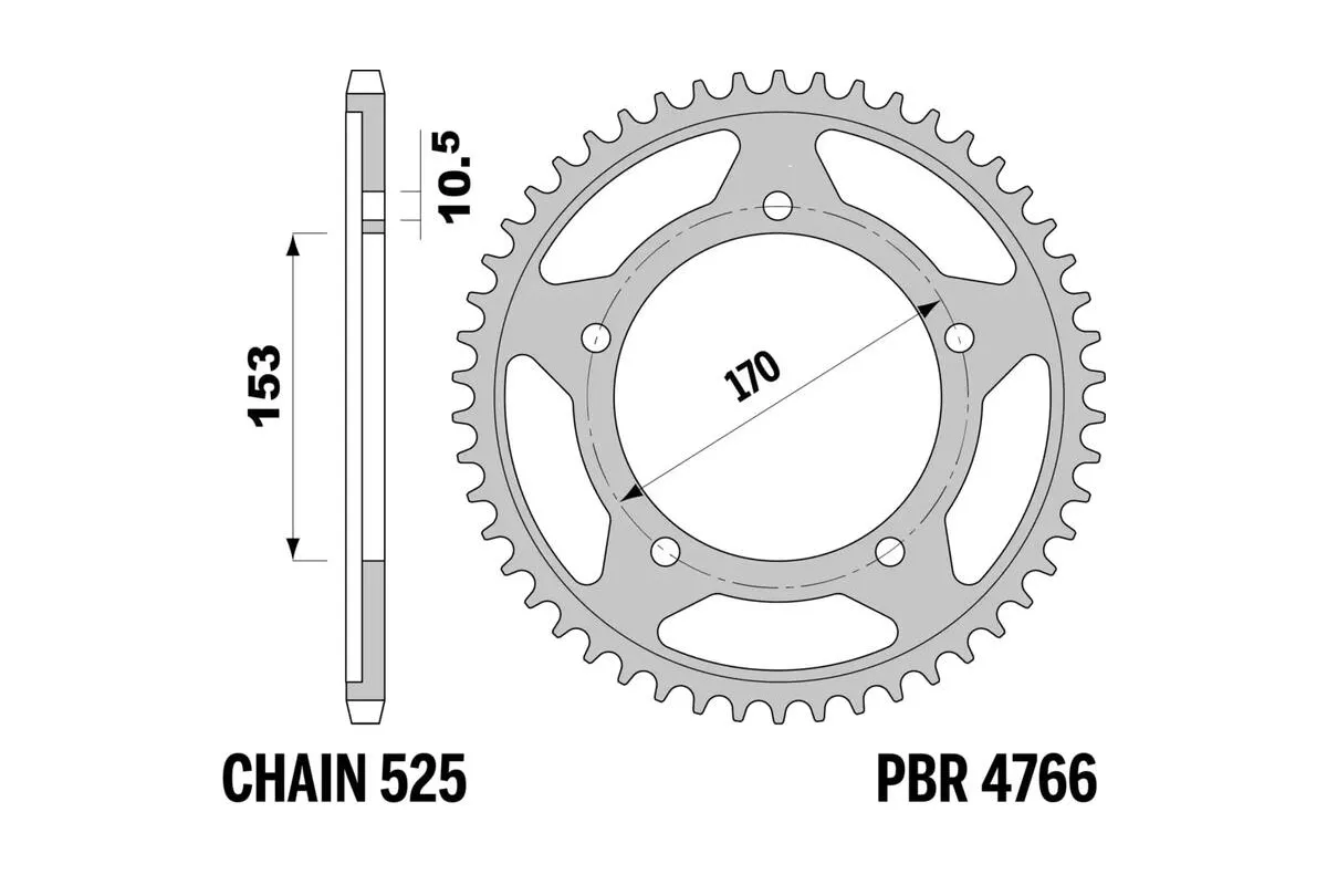 Couronne PBR aluminium 4766 - 525