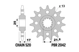 Pignon PBR acier standard 2042 - 520